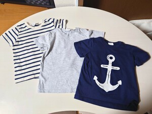 H＆M 半袖Tシャツ 半袖トップス 3枚セット 80cm 男の子 美品 セット売り エイチアンドエム