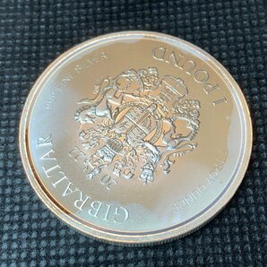 31.1グラム 2022年 (新品) ジブラルタル「正義の女神」純銀 1オンス 銀貨の画像6