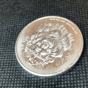 31.1 グラム 2021年 (新品) ニウエ「とどろく・ユダのライオン」純銀 1 オンス 銀貨の画像5