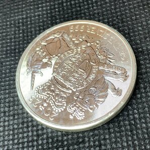 31.1グラム 2023年 (新品) イギリス「英国王室の紋章・ライオンとユニコーン」純銀 1オンス 銀貨の画像5