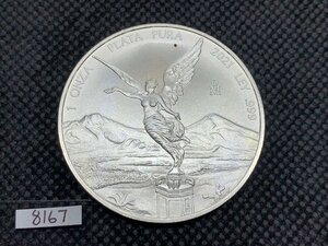 31.1グラム 2021年 (新品) メキシコ 「リベルタッド」純銀 1オンス 銀貨