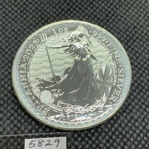 31.1グラム 2023年 (新品) イギリス「ブリタニア」純銀 1オンス 銀貨 (チャールズ3世)の画像1