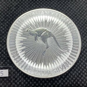 31.1グラム 2023年 (新品) オーストラリア 「カンガルー」 純銀 1オンス 銀貨の画像1