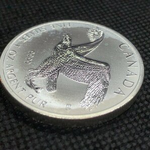 31.1 グラム 2014年 (新品) カナダ「ハクトウワシ・白頭鷲」純銀 1オンス 銀貨の画像3