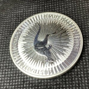 31.1グラム 2023年 (新品) オーストラリア 「カンガルー」 純銀 1オンス 銀貨の画像5