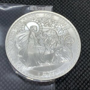 31.1グラム 2022年 (新品) セントヘレナ「ウナとライオン」純銀 1オンス 銀貨の画像1