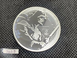 31.1 gram 2020 year ( new goods )niue[ Star Wars * dozen beige da-* light saver ] original silver 1 ounce silver coin 