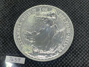 31.1 g 2016 (Новинка) Британская Британия Стерлинговое Серебро 1 oz Серебряная монета