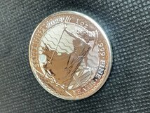 31.1グラム 2024年 (新品) イギリス「ブリタニア」純銀 1オンス 銀貨 (チャールズ3世)_画像3