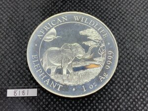 31.1 gram 2019 year ( new goods )so Mali a* Africa [ image * elephant ] original silver 1 ounce silver coin 