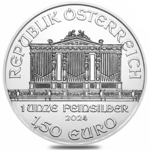 [保証書付き・ミントロール入り] 2024年 オーストリア「ウィーン・フィルハーモニー」純銀 1オンス 銀貨【20枚】の画像3