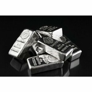 [С гарантийной картой] (Новая) США "литой батончика" Pure Silver 10 Oz Bar Sinot [набор из 10]