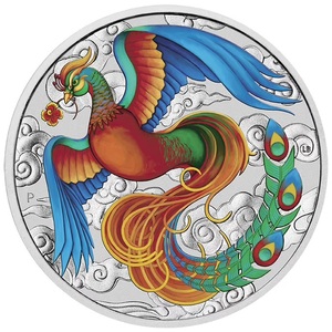 [Гарантия / капсула] 2022 (новый) Австралия "Finex Signal Bird" Pure Silver 1 унция яркая серебряная монета