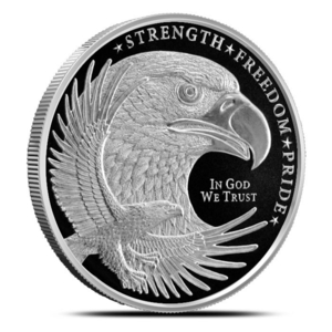 [ written guarantee * mint roll attaching ] ( new goods ) America [ Eagle * power, free, pride ] original silver 1 ounce medal [20 sheets ]