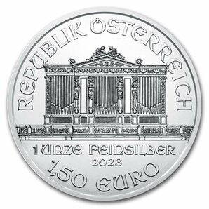 [保証書・カプセル付き] 2023年 オーストリア「ウィーン・フィルハーモニー」純銀 1オンス 銀貨の画像2