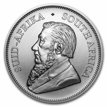 [保証書・カプセル付き] 2023年 (新品) 南アフリカ「クルーガーランド」純銀 1オンス 銀貨_画像2