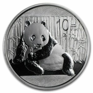 [ written guarantee * capsule with a self-starter ] 2015 year ( new goods ) China [ Panda ] original silver 1 ounce silver coin 