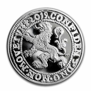 [保証書・カプセル付き] 2019年 (新品) オランダ「ライオン ドル・リストライク」純銀 1オンス メダル