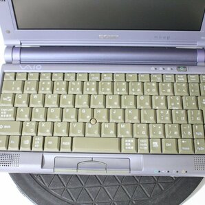 F5283【ジャンク】PCG-C2GPS SONY VAIO C1 通電OK! パーツ取などにの画像4