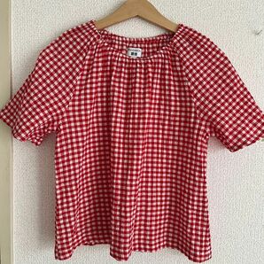 ユニクロ　JW ANDERSON チェック　Tシャツ 130