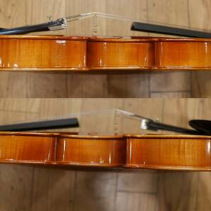 ◆K.Shimora【No.120】1991年 ドイツ製バイオリン 4/4 ハードケース・弓付属 下倉楽器の画像5
