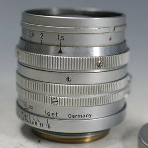 ◆Ernst Leitz GmbH Wetzlar【Summarit f=5cm 1:1.5】Lマウント レンズ USED品 ライカ Leica ライツの画像7