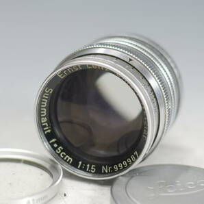 ◆Ernst Leitz GmbH Wetzlar【Summarit f=5cm 1:1.5】Lマウント レンズ USED品 ライカ Leica ライツの画像2