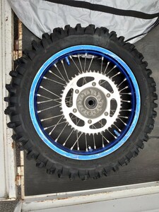 1円スタート！！YZ250X 純正ホイールIX09ゲコタ IRCヘビーチューブ ストッパー2　振れなし