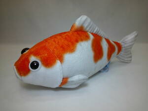 リアル ワールド 錦鯉 2 紅白 ぬいぐるみ マスコット 体長：約２５cm 送料２２０円～ 魚 鯉 