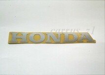 ホンダ 純正 ステッカー [HONDA]シルバー/クリアシート110mm 2枚Set /CB400 NM4-01 NM4-02 CBR400R CB400F 400X VT400S VTR XR230 FTR_画像2