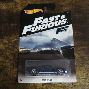 ◇418 ホットウィール フォード GT-40 FAST&FURIOUS 5/8 FAST FIVEの画像1