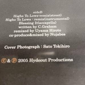 新品 シールド NUJABES feat.substantial & pase rock blessing it-remix 12インチ レコード hyde outの画像3