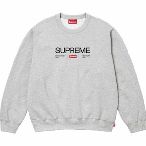 【XL】Supreme Established Crewneck