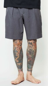 ソフトマシーン ショートパンツ SOFTMACHINE F.O.B SHORTS(SLACKS SHORTS) Sサイズ Gray グレー