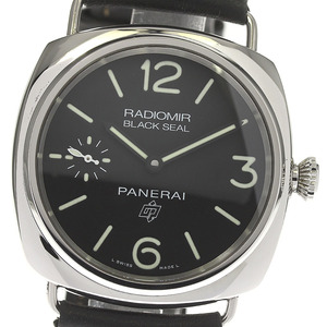 パネライ PANERAI PAM00754 ラジオミール ブラックシール スモールセコンド 手巻き メンズ 美品 _806522