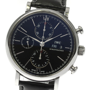 IWC IWC SCHAFFHAUSEN IW391008 Portofino хронограф дата самозаводящиеся часы мужской с гарантией ._810205