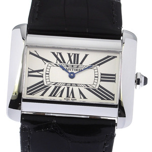 カルティエ CARTIER W6300655 タンクディバンLM クォーツ メンズ _811867