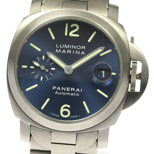  Panerai PANERAI PAM00283 Luminor Marina Date самозаводящиеся часы мужской хорошая вещь с коробкой _811925