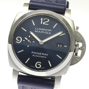  Panerai PANERAI PAM01313 Luminor Marina 1950 3DAYSa коричневый Io Date самозаводящиеся часы мужской коробка * с гарантией ._804607