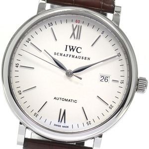 IWC IWC SCHAFFHAUSEN IW356501 ポートフィノ デイト 自動巻き メンズ 保証書付き_810181