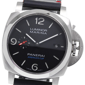 パネライ PANERAI PAM00732 ルミノールマリーナ 1950 ソフトバンクチームジャパン 自動巻き メンズ 良品 _811116