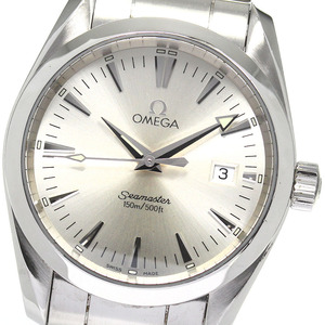 オメガ OMEGA 2518.30 シーマスター アクアテラ デイト クォーツ ボーイズ 良品 _804281