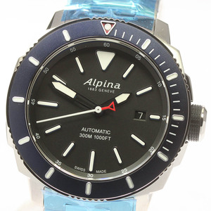  Alpina Alpina AL-525LBN4V6Bsi- strong diver self-winding watch men's unused goods box attaching _684353