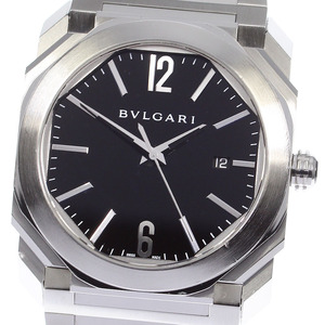  BVLGARY BVLGARI BGO41S Okt Date самозаводящиеся часы мужской коробка * с гарантией ._813455