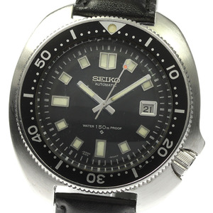 訳あり セイコー SEIKO 6105-8110 セカンド ダイバー Cal.6105B デイト 自動巻き メンズ _804430