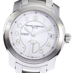 ボーム＆メルシェ Baume & Mercier 65549/MOA08653 ケープランド デイト ローレウス限定 自動巻き メンズ 良品 _813980