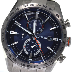 シチズン CITIZEN H800-T025862/AT8186-51L アテッサ ソーラー電波 メンズ 良品 保証書付き_809397