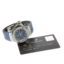 ウブロ HUBLOT 361.SX.2710.NR.1104.JEANS ビッグバン ジーンズ 日本限定 ダイヤベゼル クォーツ レディース 良品 保証書付き_815168_画像2