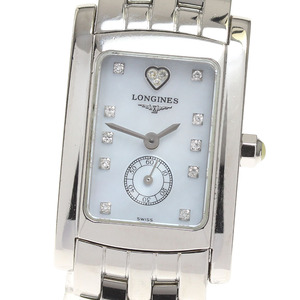 Longines L5.155.4 Dolchabita 13p Diamond Small Second Quartz Ladies_794747