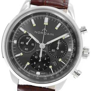 noru Cain NORQAIN N2200 freedom chronograph self-winding watch men's beautiful goods _813908